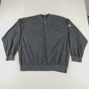 Nike Golf Pullover Mens Large Windbreaker Jacket Crewneck Embroidered Nylon